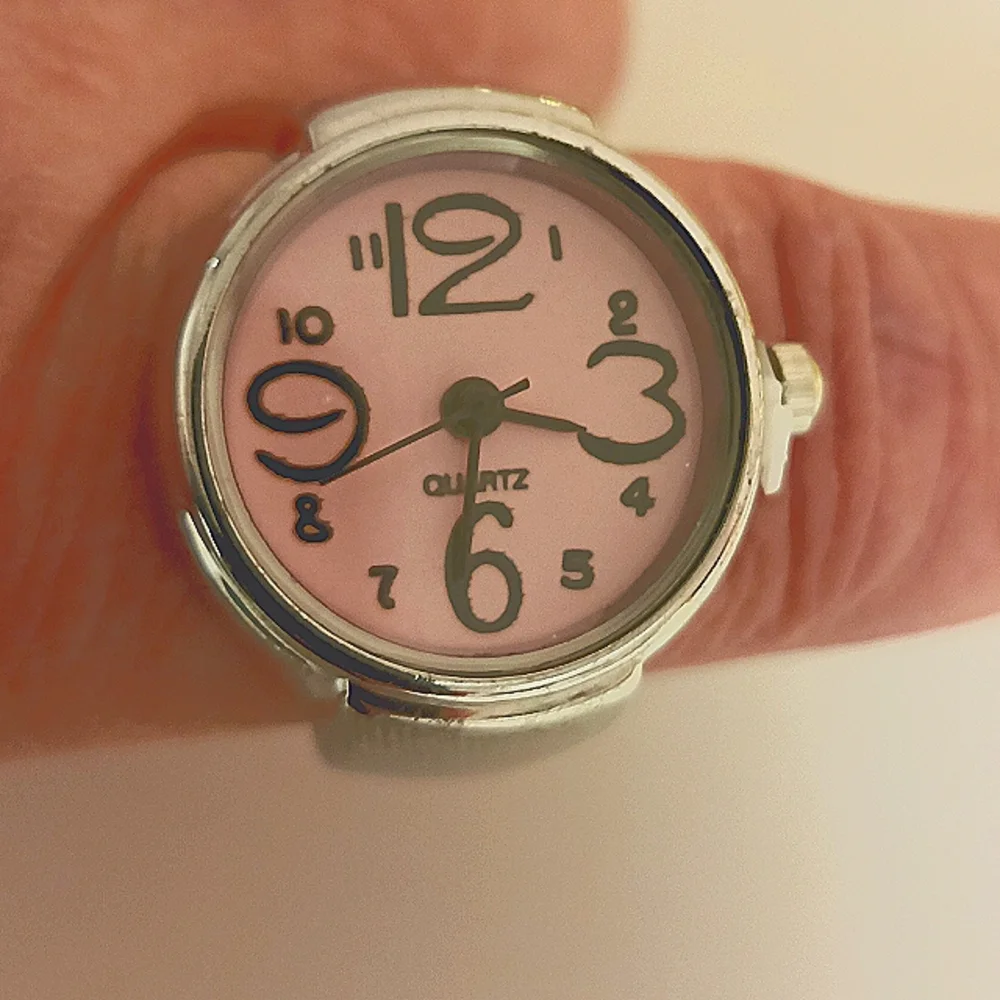 New Silver Stretchable Watch ⌚ Ring, size 7 to 11
